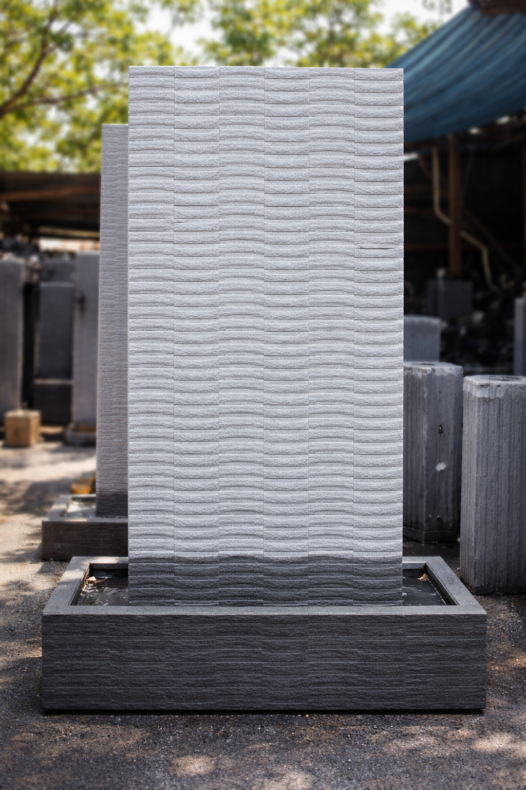 Water Fountain Pillar Motif Alur